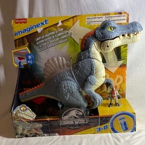 Fisher-Price Imaginext Jurassic World Dinosaur - Gray and Orange